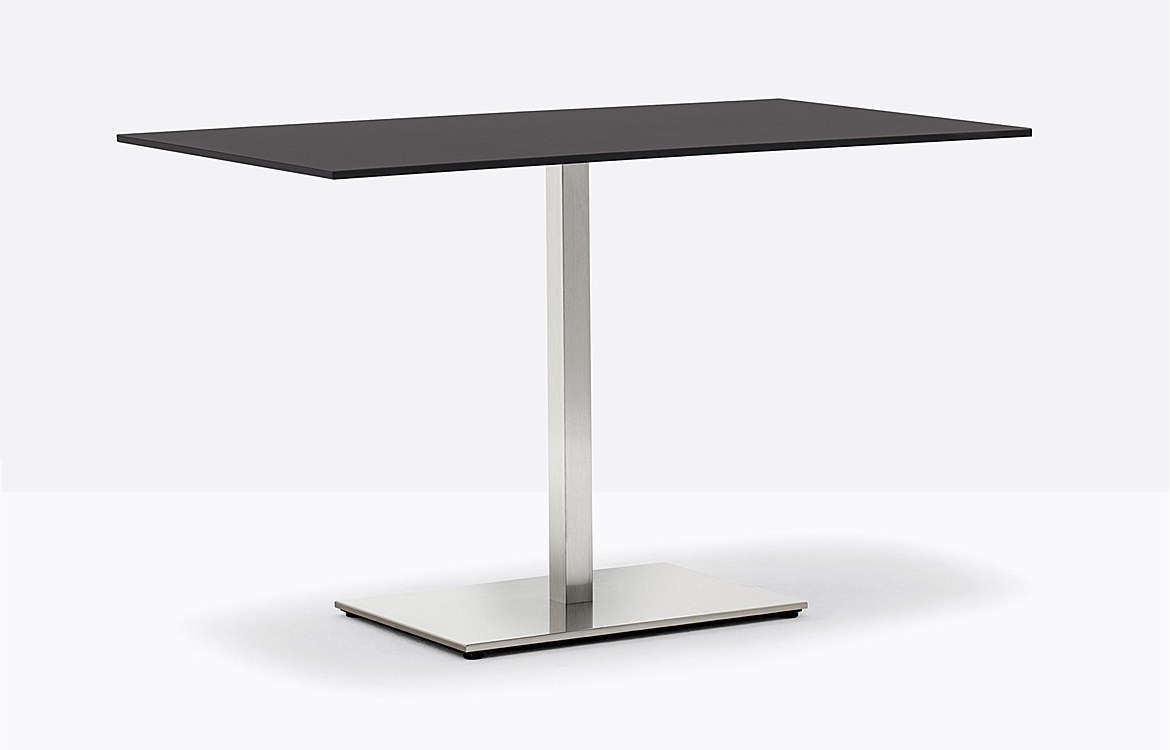 Four seater chrome cafe table