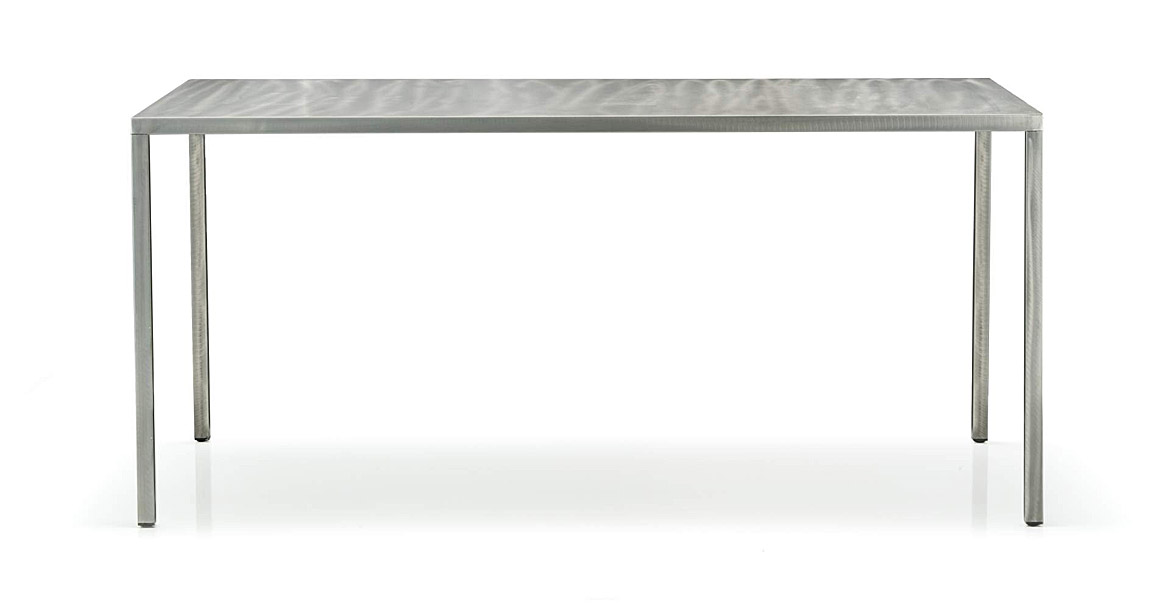 Fabb clear lacqured metal table