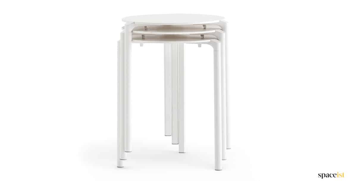 Jump white stacking table