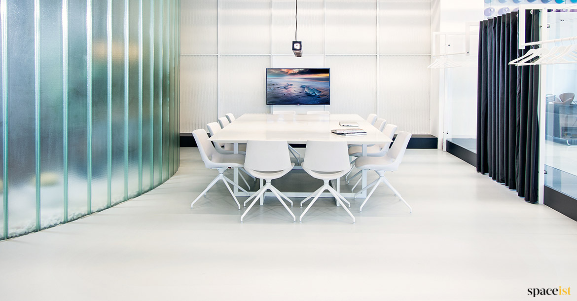 12 person white table and chairs
