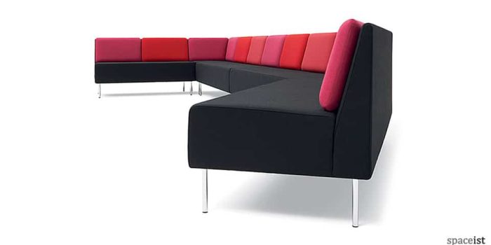 Play red and pink office sofa