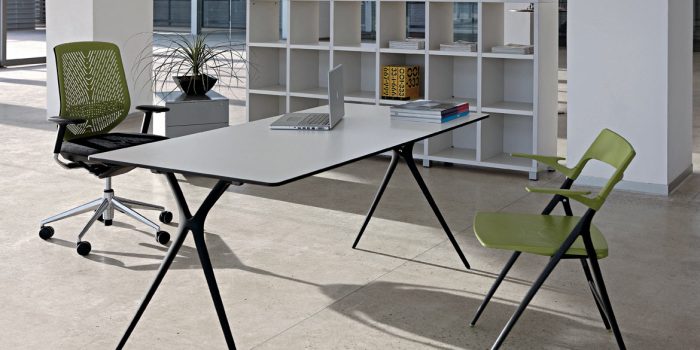 Plex folding meeting table