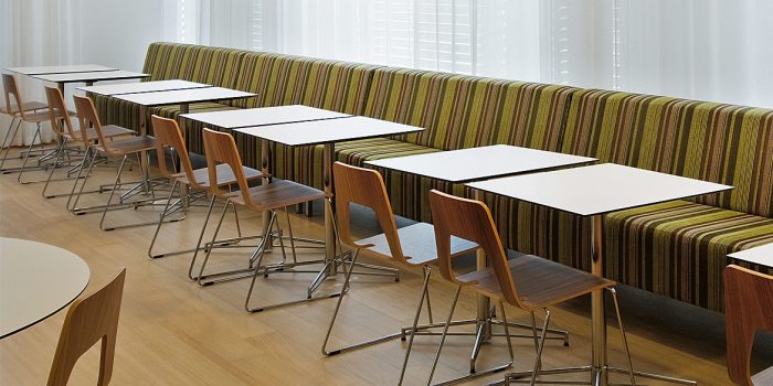 Spaceist X base square cafe table