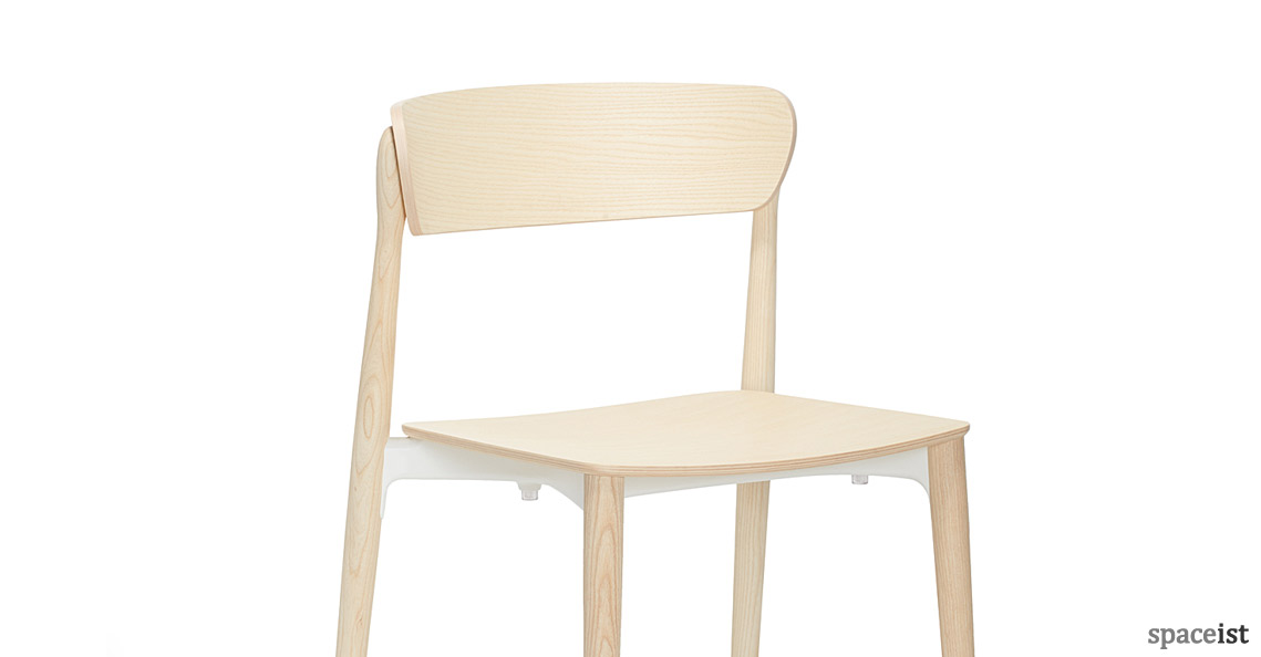 Nemea stylish wood cafe chair