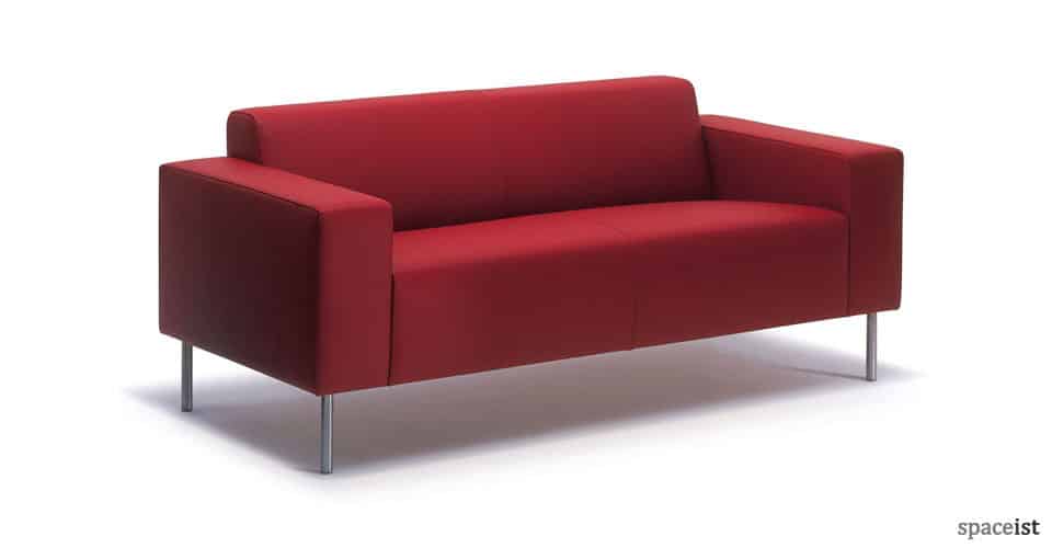 18 retro red bar sofa