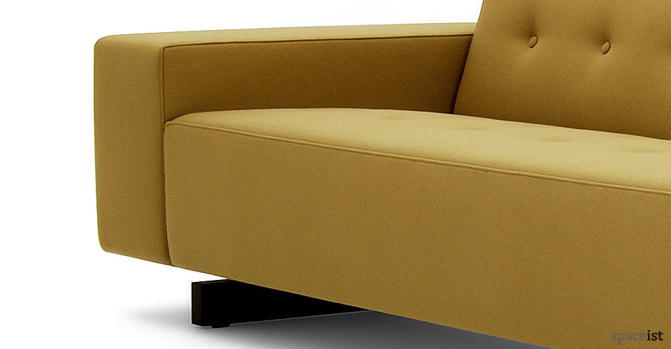 46 mustard office reception sofas