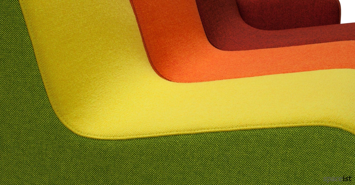 55 retro red fabric chairs