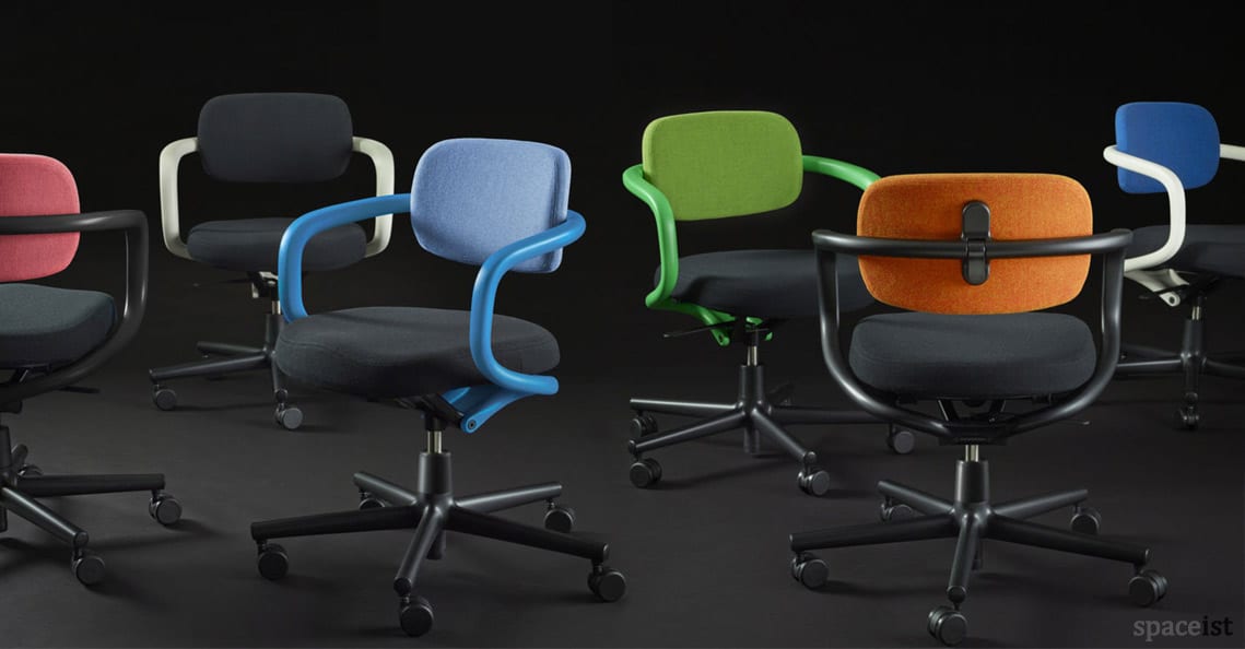 All-Star meeting chair on castors