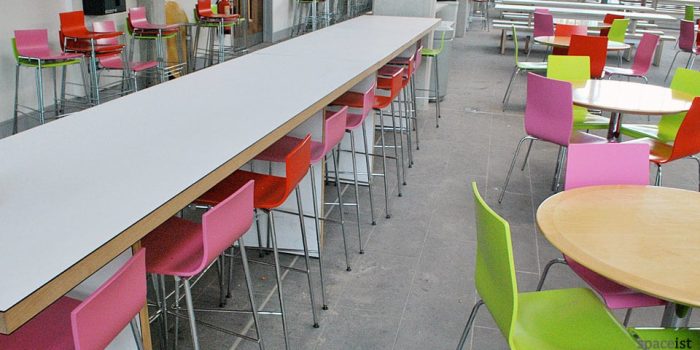avanto red green pink modern bar stools