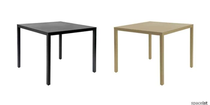 Barcino black cafe table