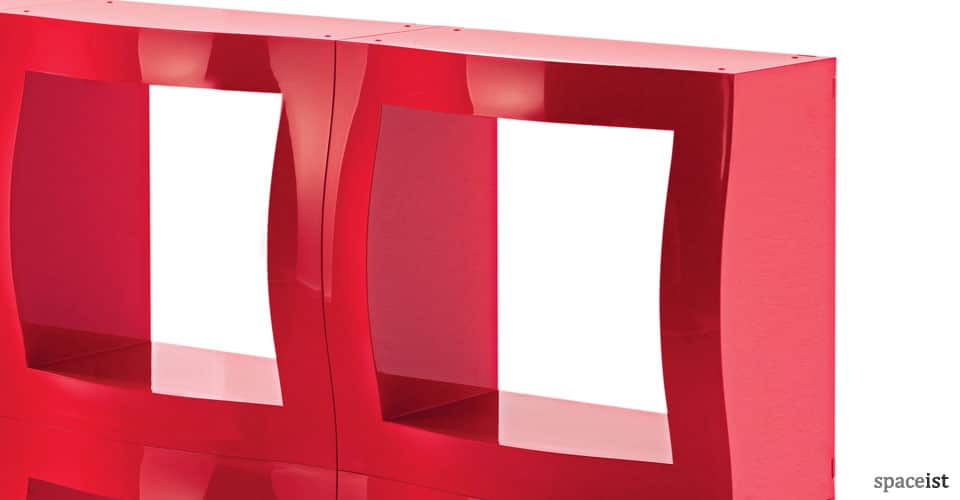 boggie red modular office storage