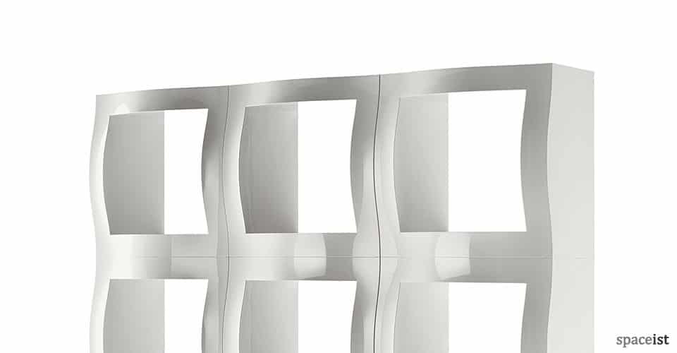 boggie white modular office closeup