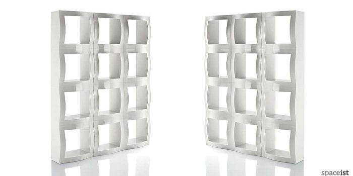 boggie white modular office storage