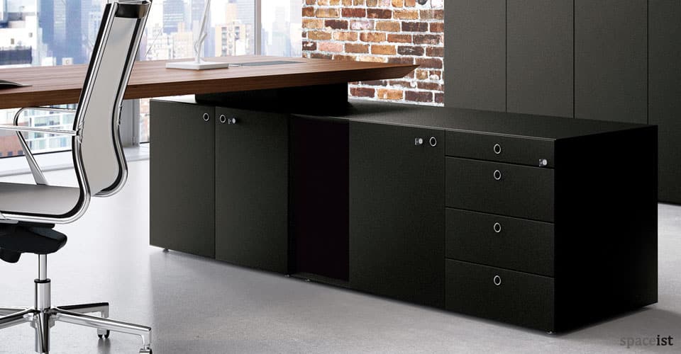 CEO walnut executive desk