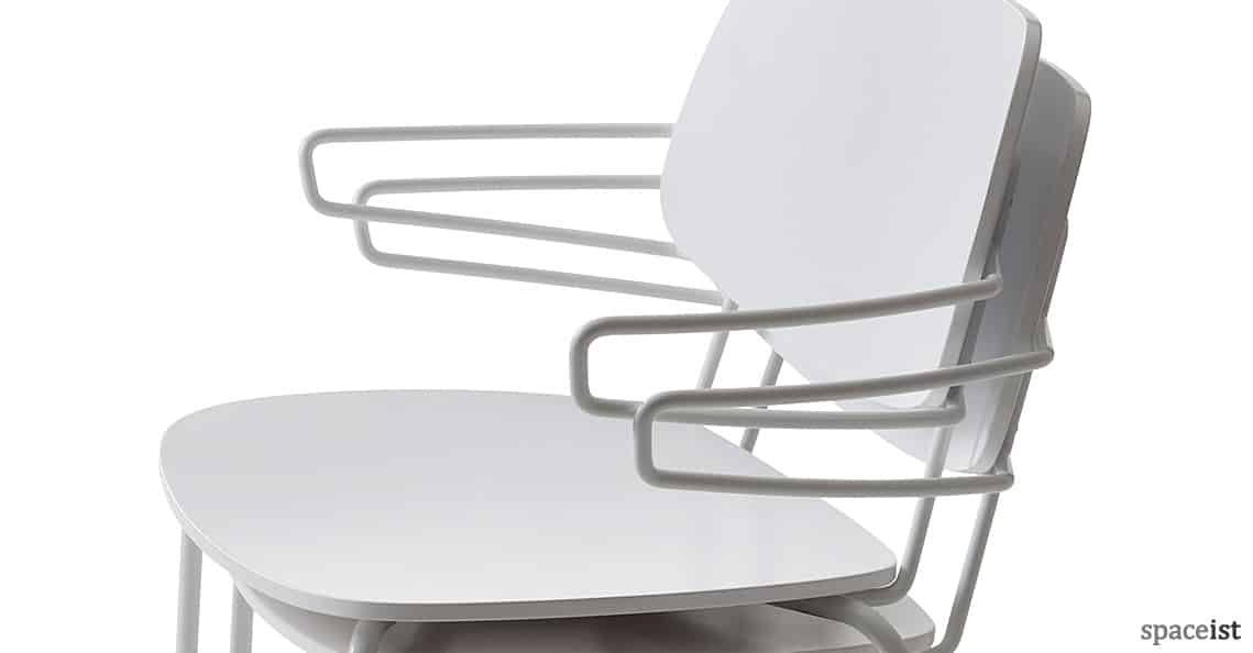 Dolli red meeting room chair