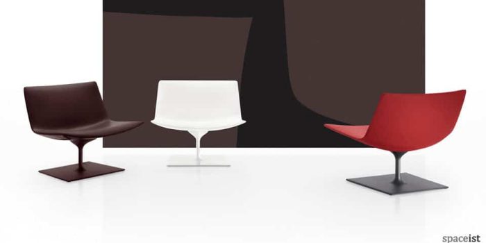 eighty black red reception chairs