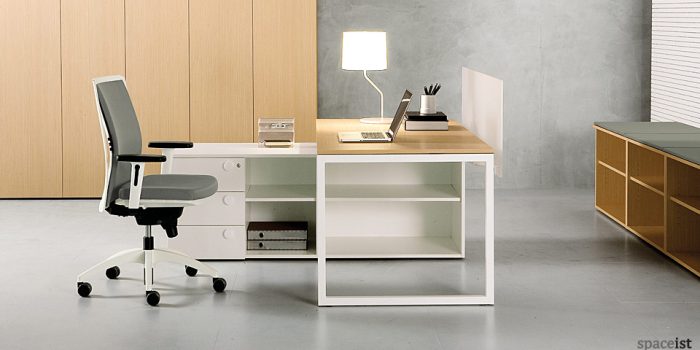 frame oak office desks
