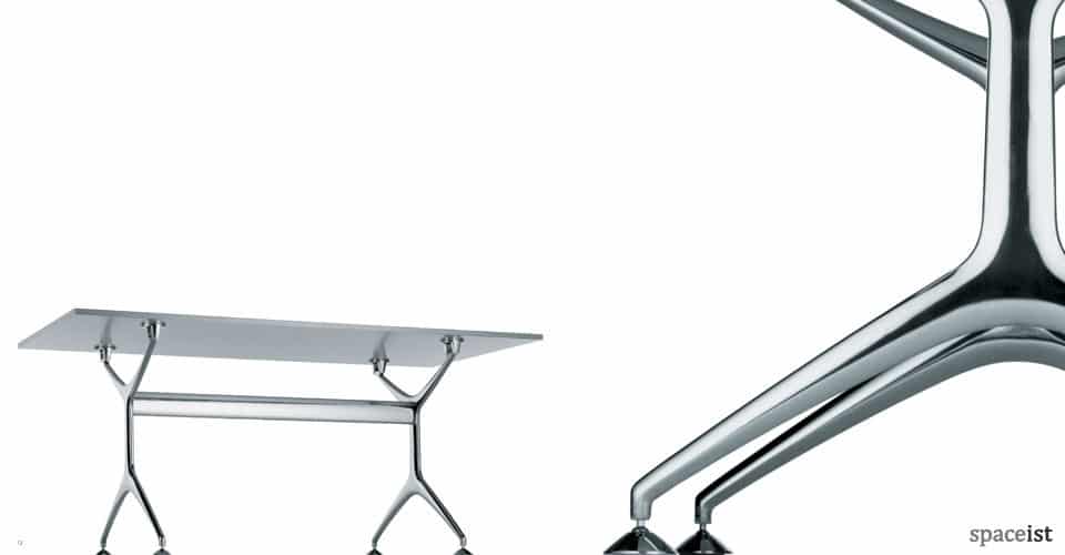 frame white meeting tables