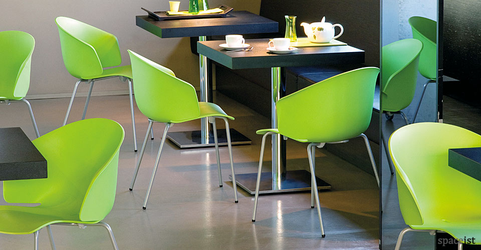 grace curvy lime green chairs