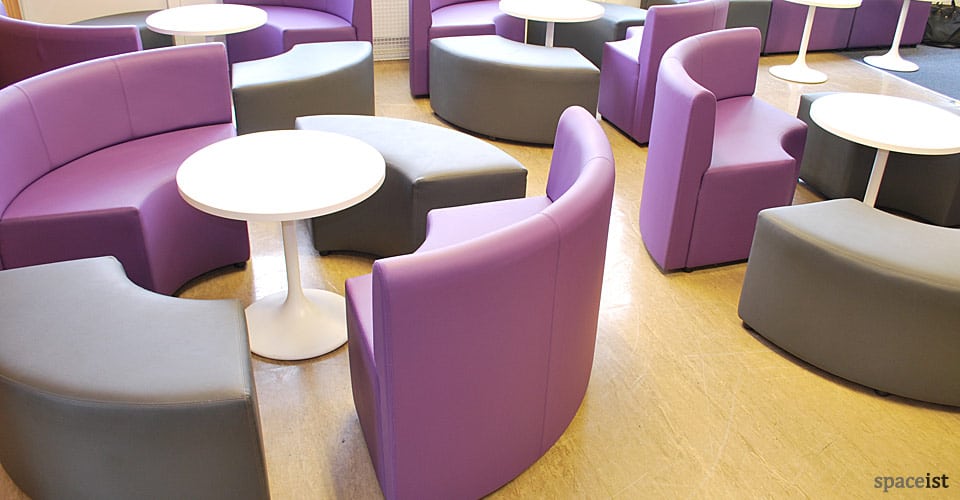 houndslow youth centre purple round seating