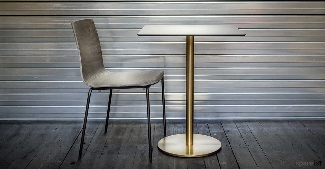 Icon brass effect cafe table