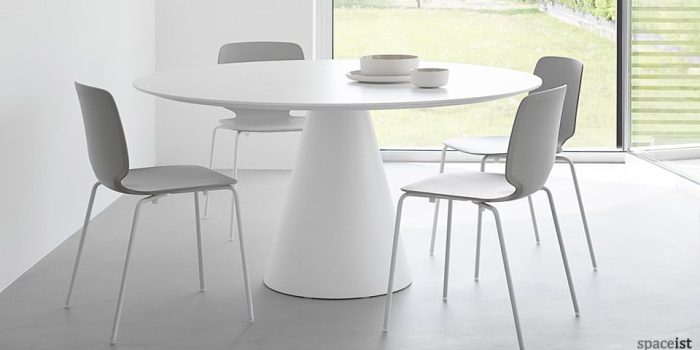 icon round white meeting tables