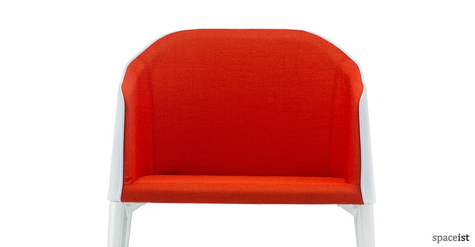laj blue and yellow sled meeting chair