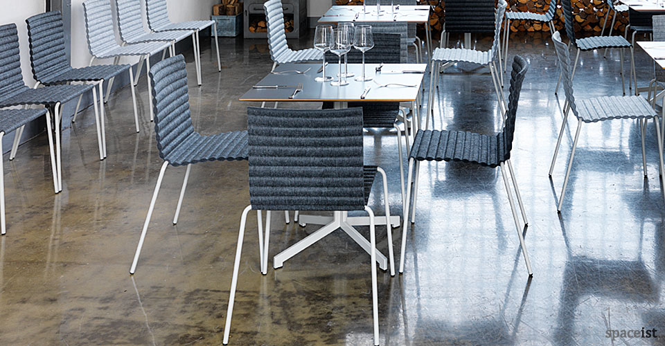 contemporary madi grey square cafe tables