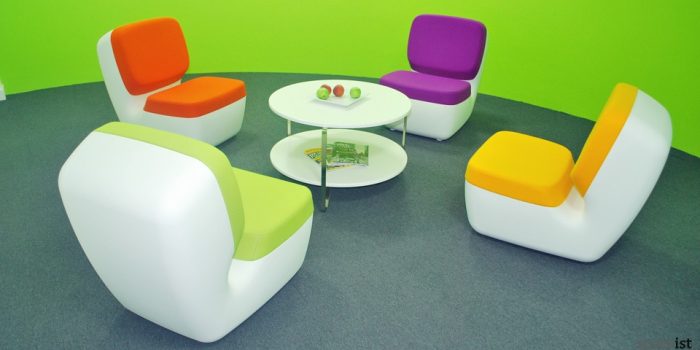 nimrod colourful library chairs
