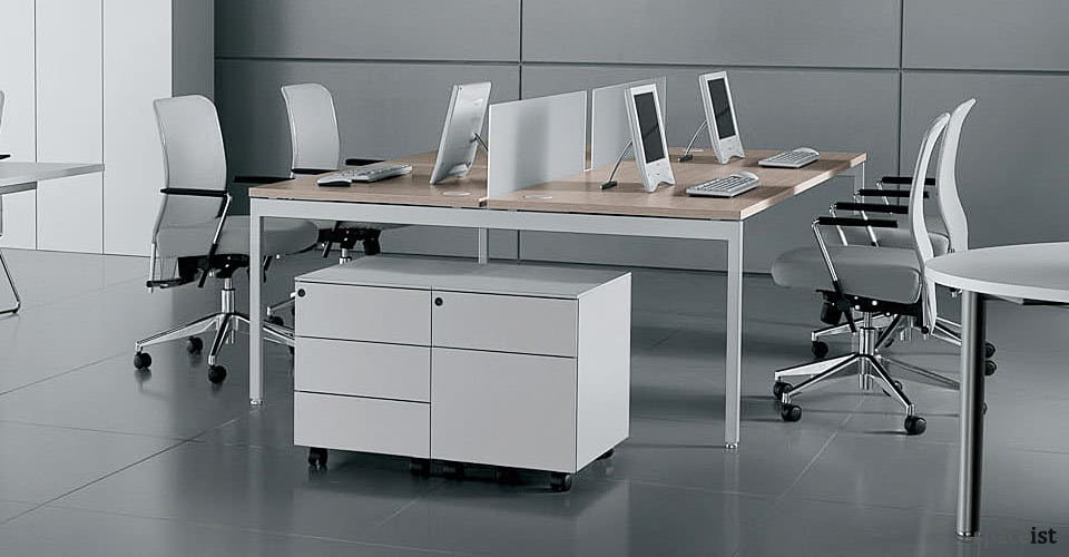 ot white bench desks