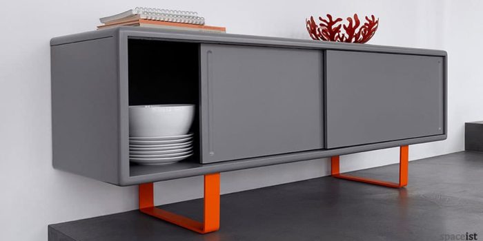s4 grey orange meeting room cabinet