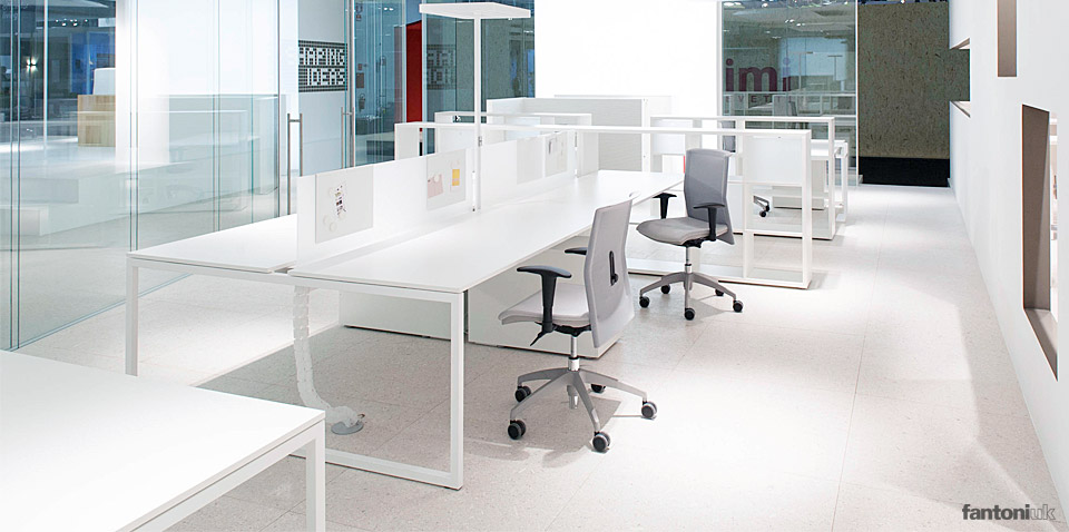 frame white bench desk