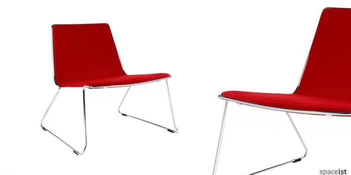 speed red easy chairs