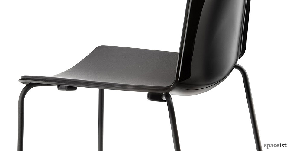 Weet black meeting room chair