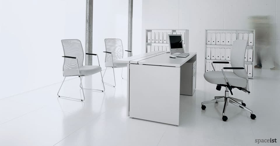 XL long modern reception desk