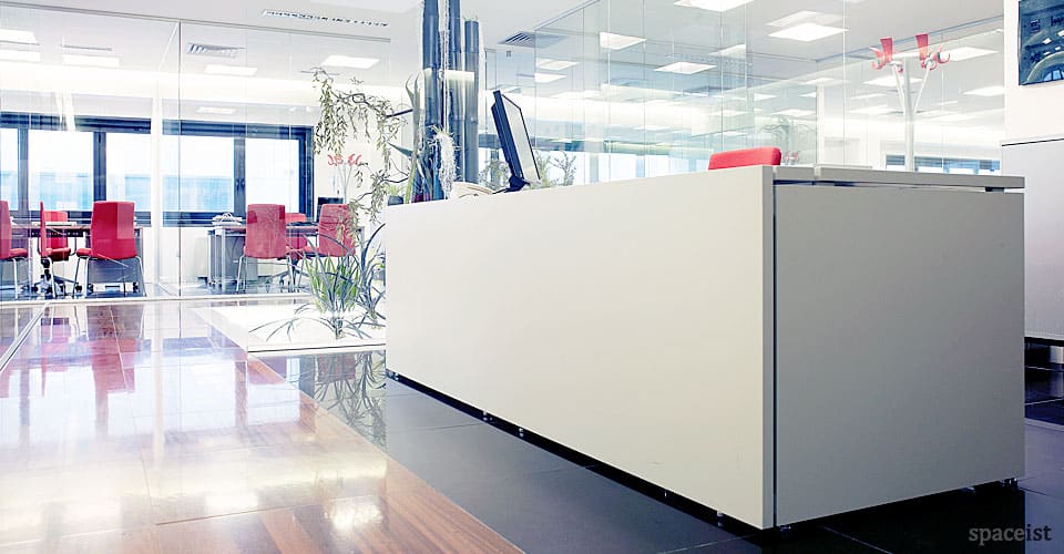 XL long modern reception desk