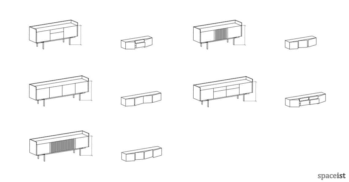 stockholm sideboard technical specifications